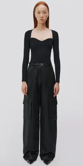 Simkhai Beatriz Pant in Black.