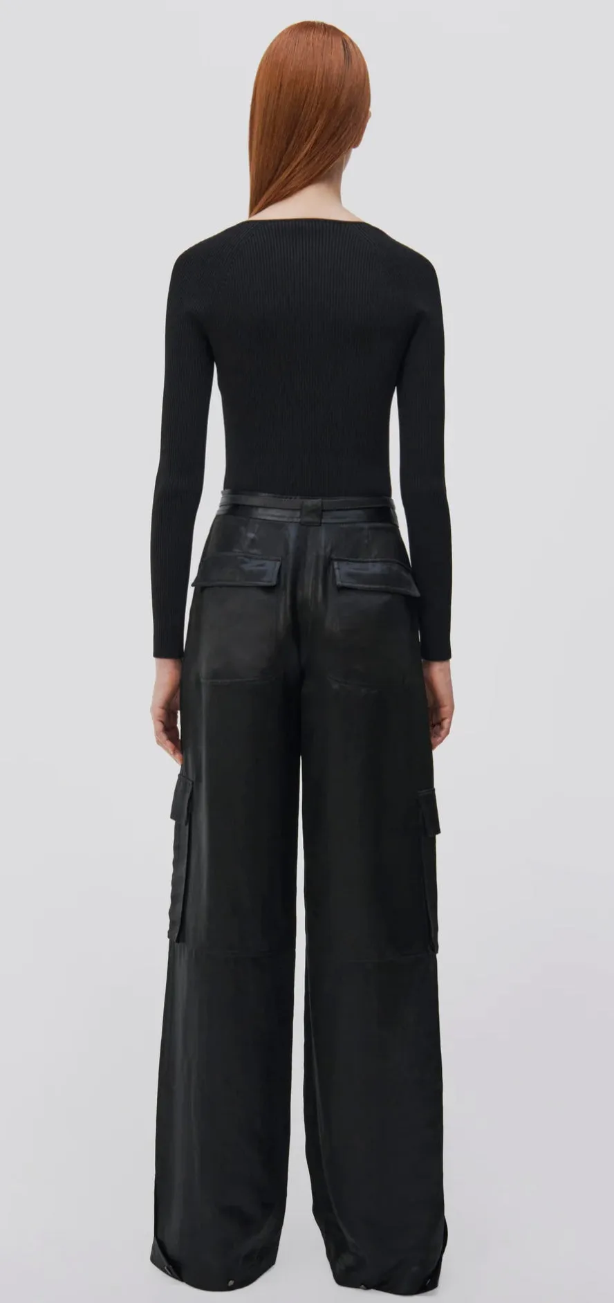 Simkhai Beatriz Pant in Black.