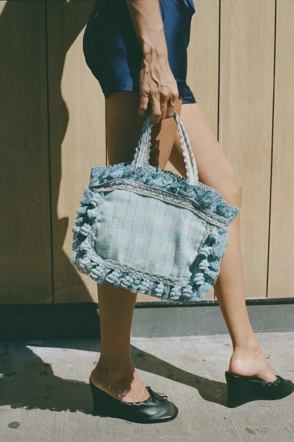 SOFT LACE PURSE, HYDRANGEA