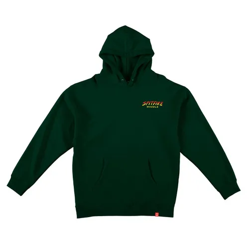 Spitfire Hell Hounds II Dark Green Hoodie Pullover - Skateboard Wheels