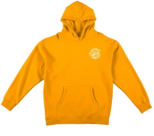 Spitfire Skateboard Wheels Gold Hoodie with Flying Classic Butterfly