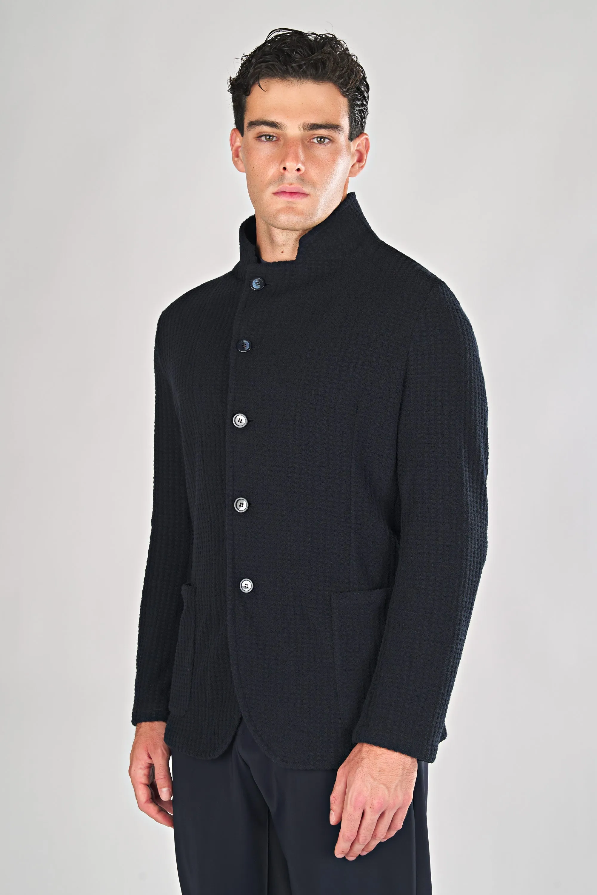 Star-Collar Jacket Check - Shop Now