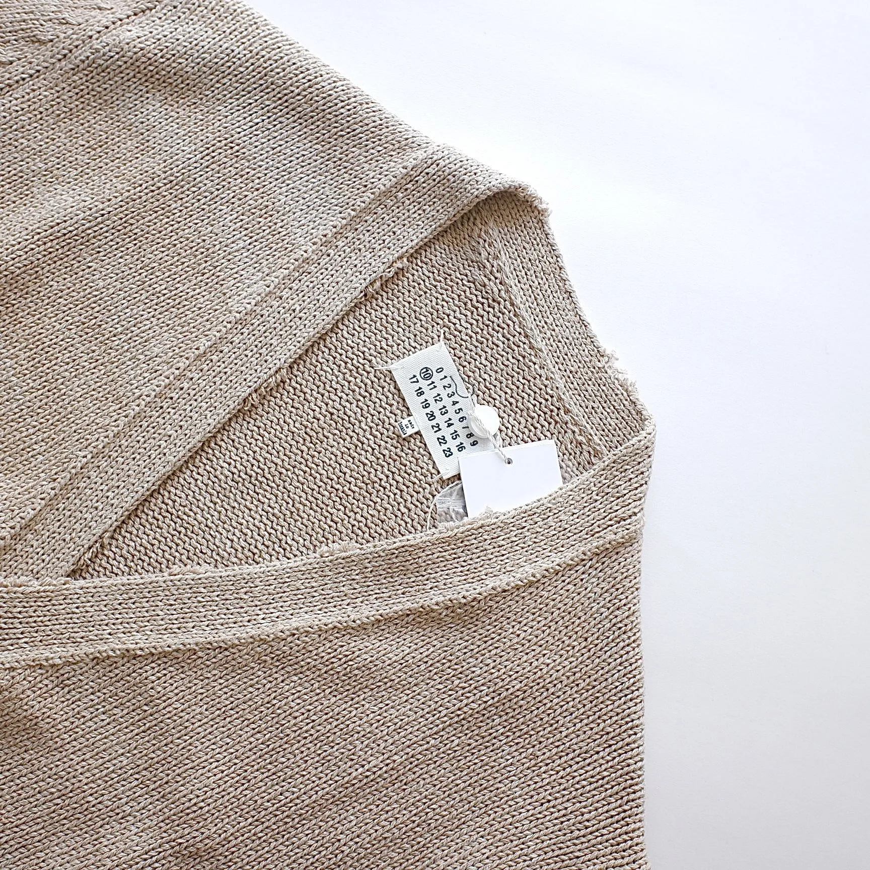 Street Style Cotton Logo Cardigans by Maison Margiela