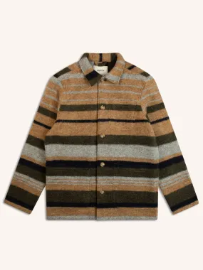 Striped Wool Blend Ormiston Jacket