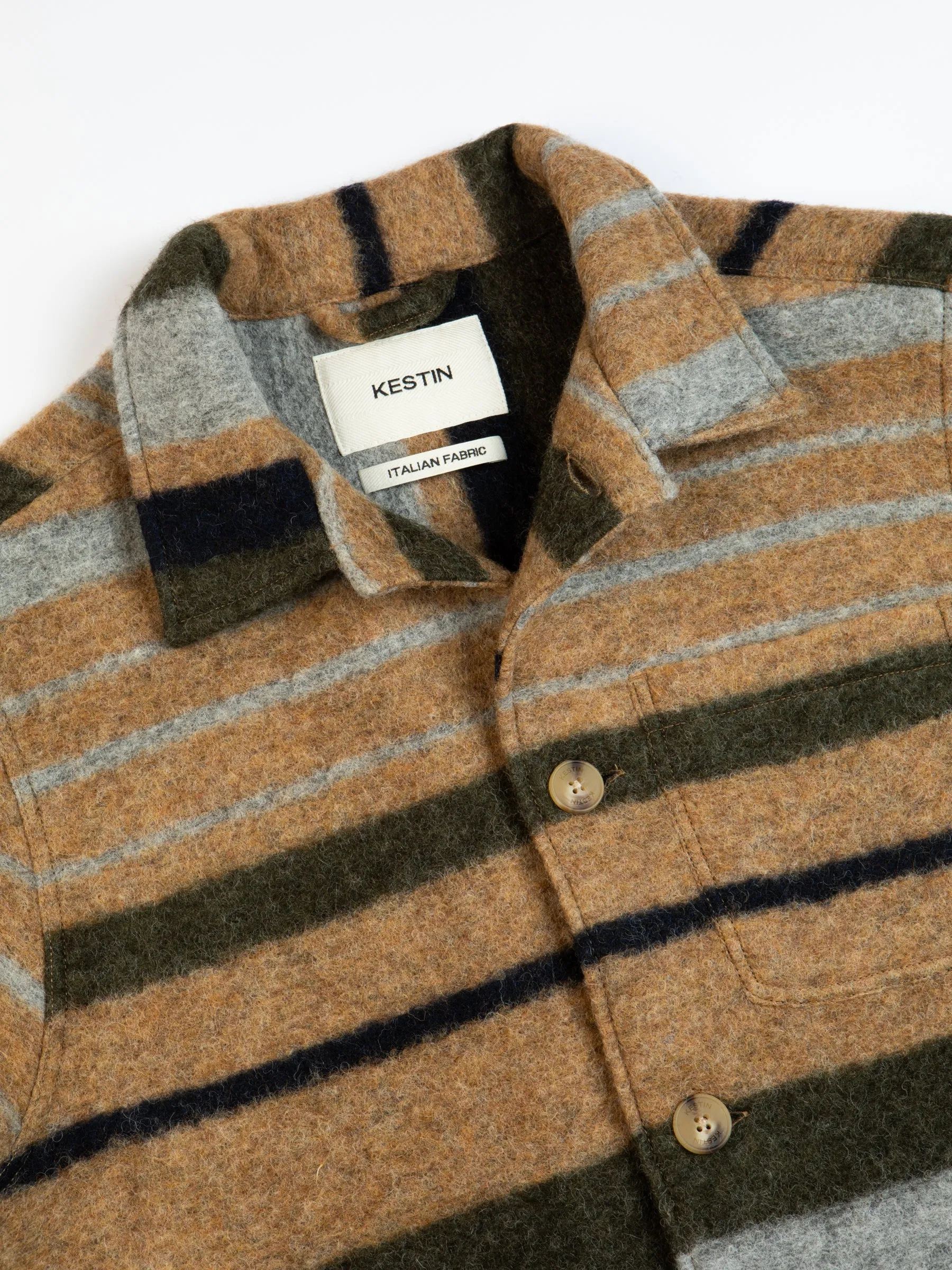 Striped Wool Blend Ormiston Jacket