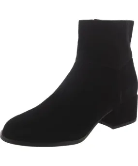 Suede Block Heel Ankle Boots for Women by Eileen Fisher