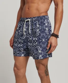 Superdry Mirrored Navy Summer Print Swim Shorts