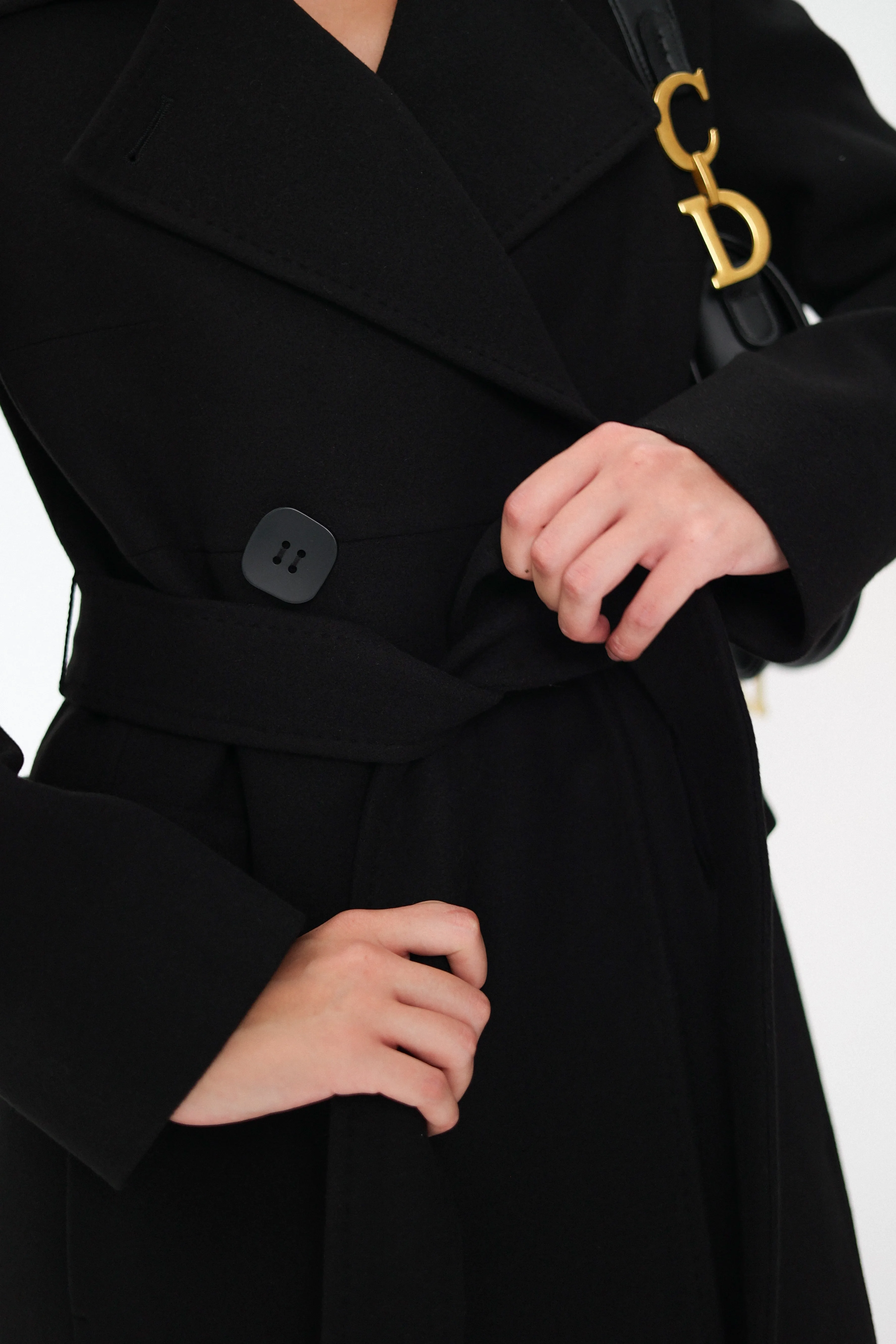 Tailored Cashmere Wool Coat