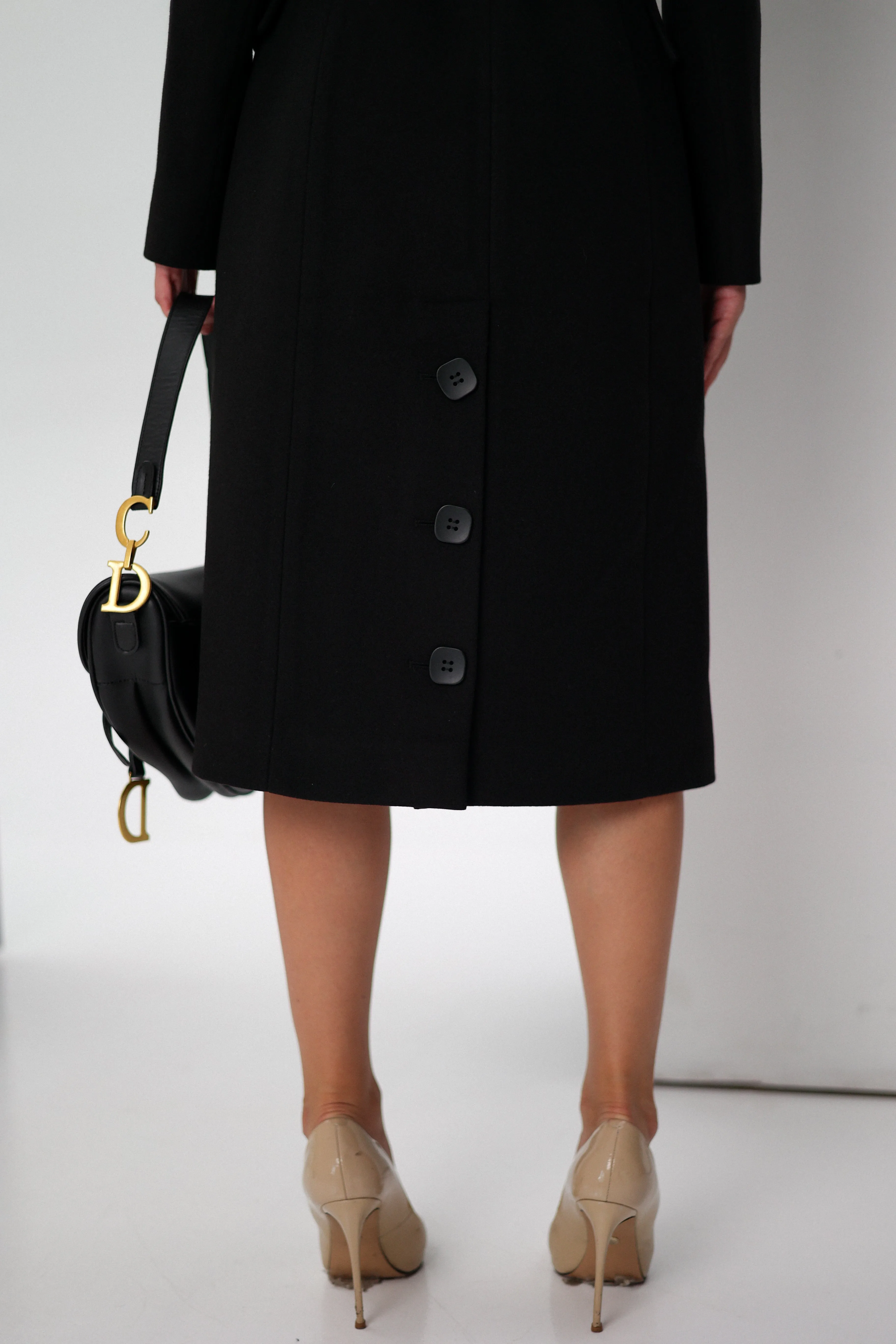 Tailored Cashmere Wool Coat