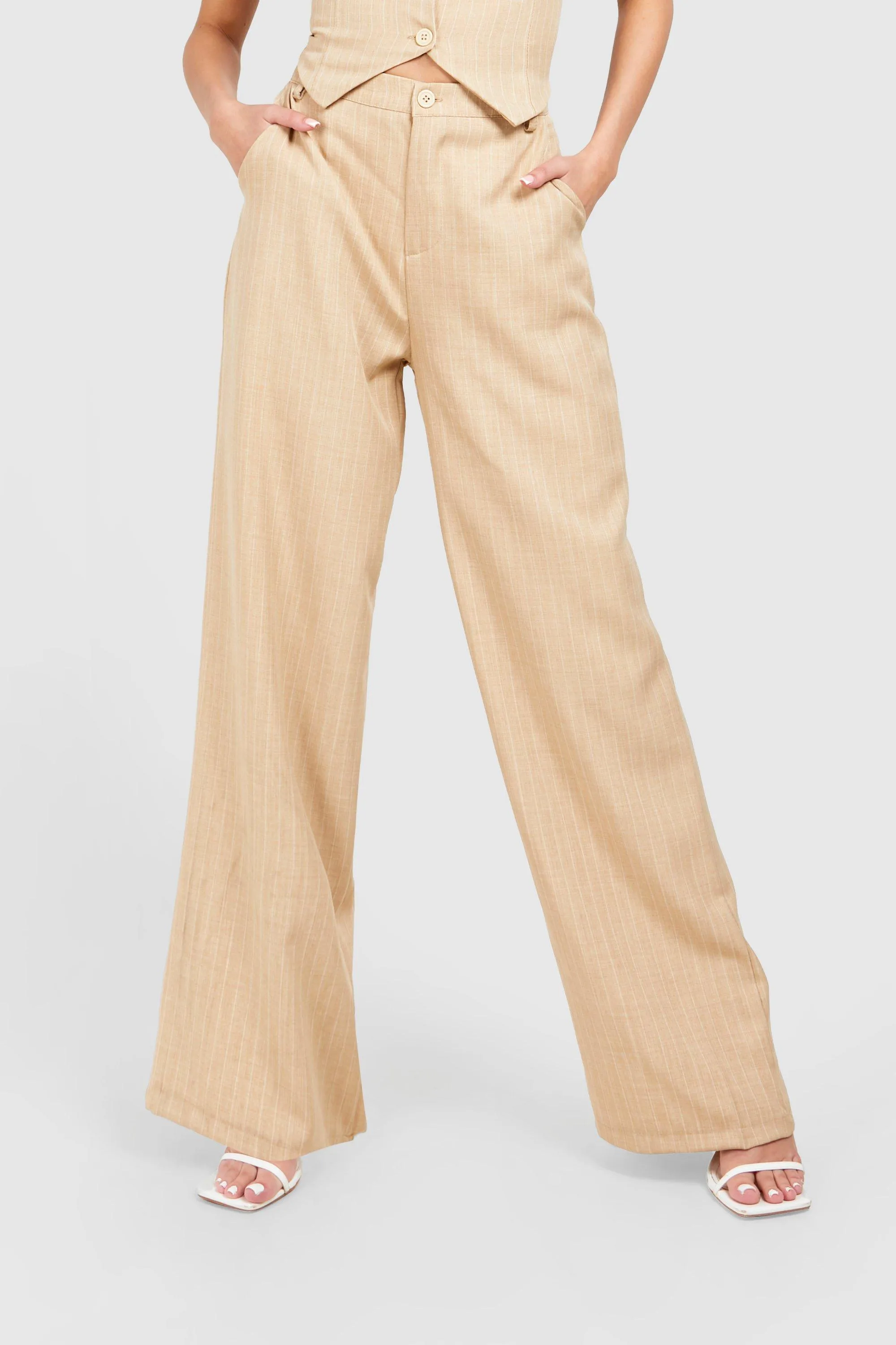 Tall Pinstripe Tailored Trousers