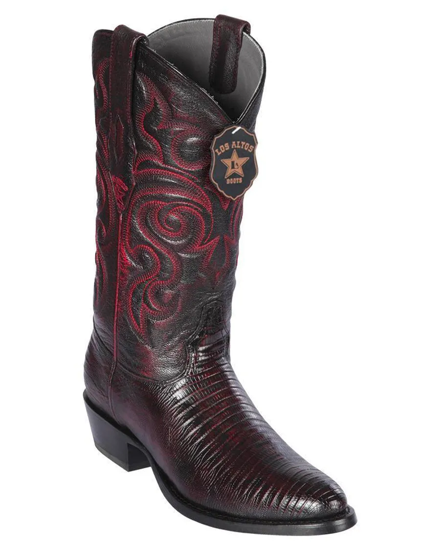 Teju Lizard Cowboy Boots for Men