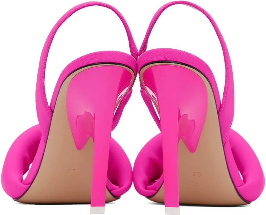 Pink Rem Heeled Sandals at The Attico