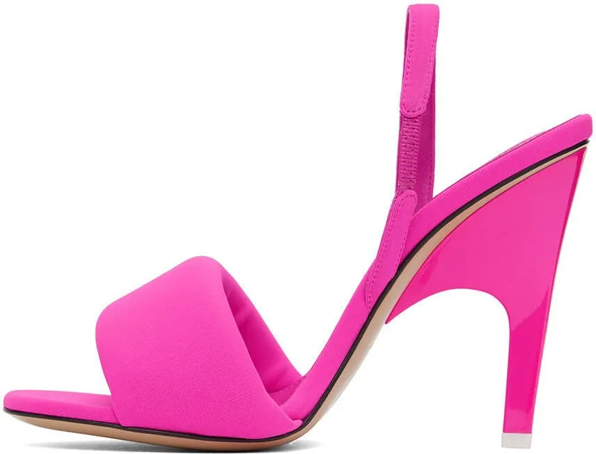 Pink Rem Heeled Sandals at The Attico