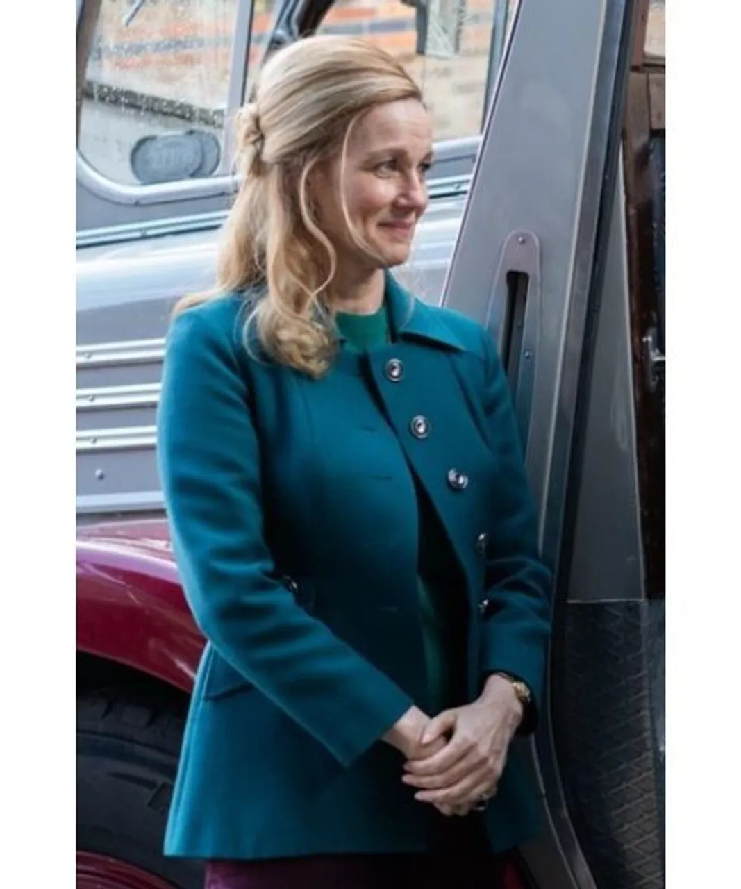 The Miracle Club 2023 Laura Linney Coat