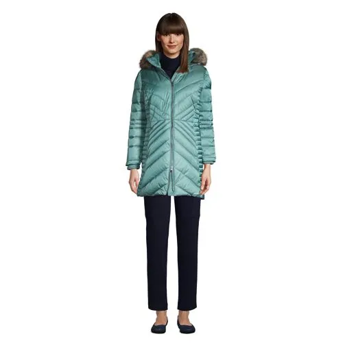 ThermoPlume Coat with Fleece Lining for Women