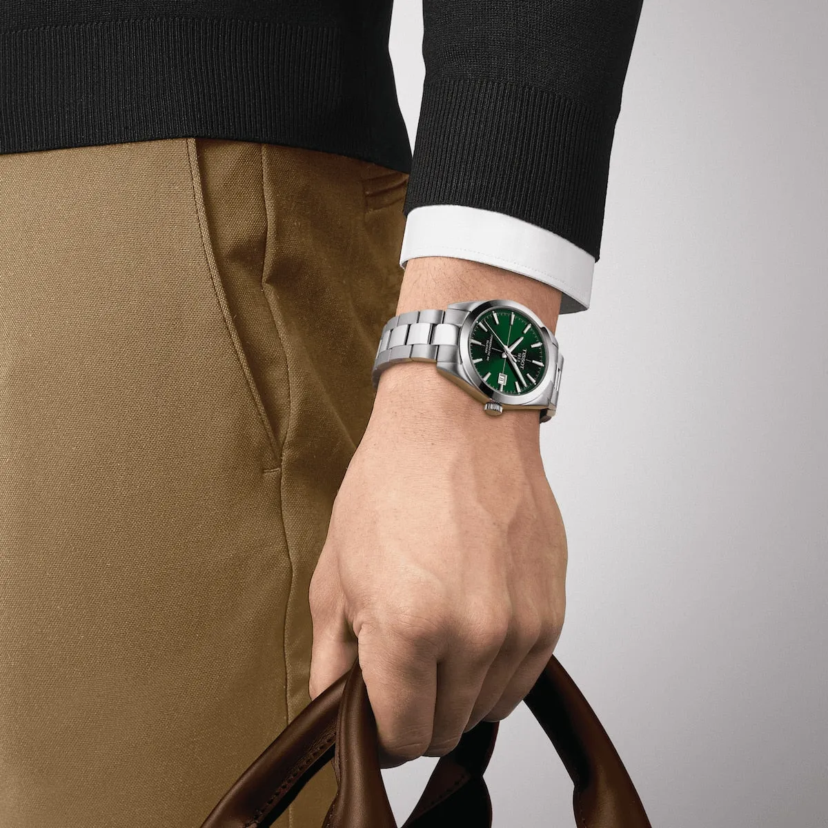 Tissot T-Classic Green Dial Men 40mm
