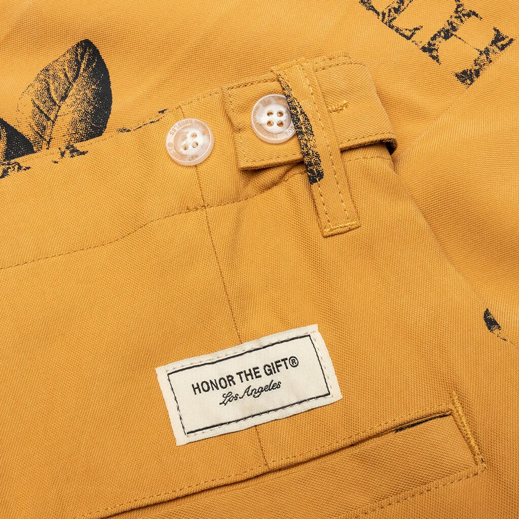 Tobacco Shorts in Mustard