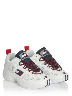 Tommy Hilfiger Men's White Jeans Shoes