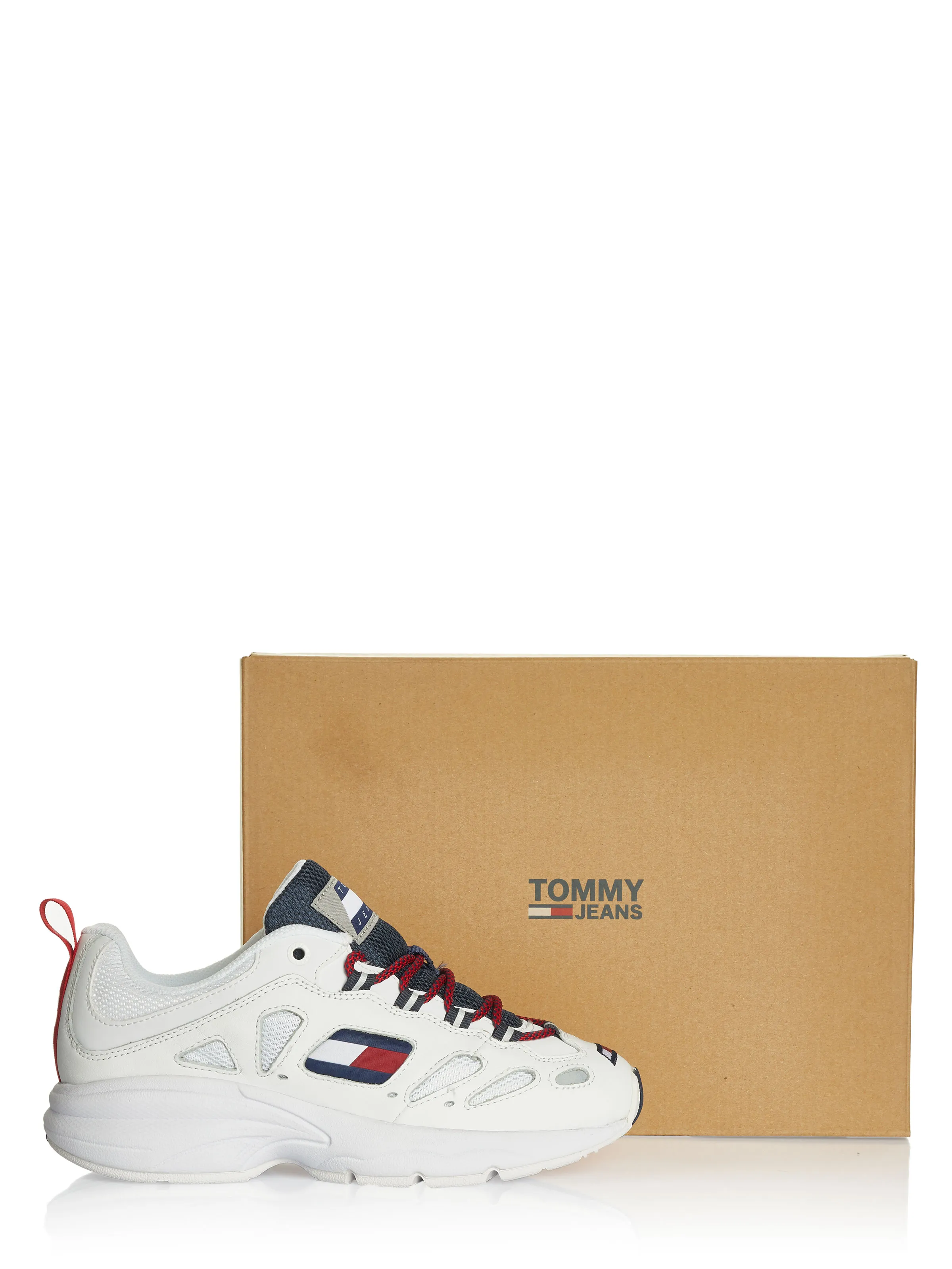 Tommy Hilfiger Men's White Jeans Shoes