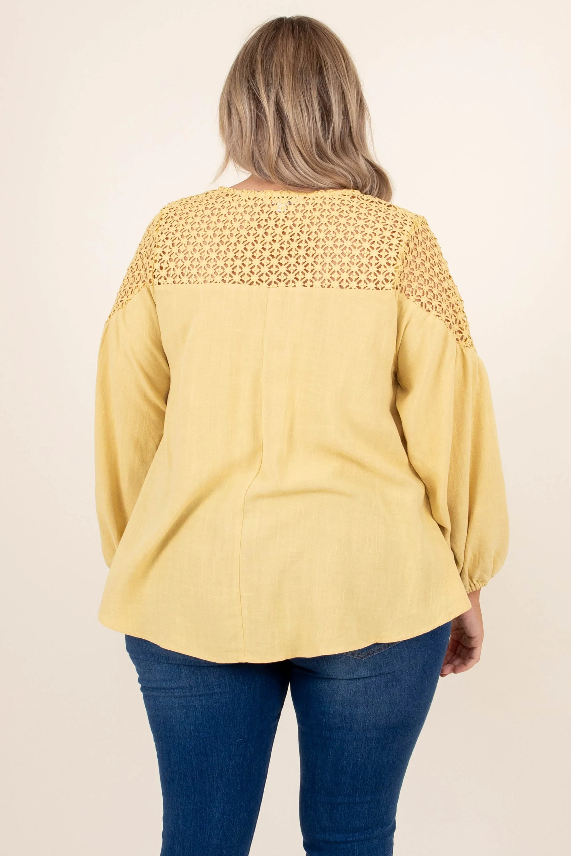 Top in Marigold Color with Natural Beauty