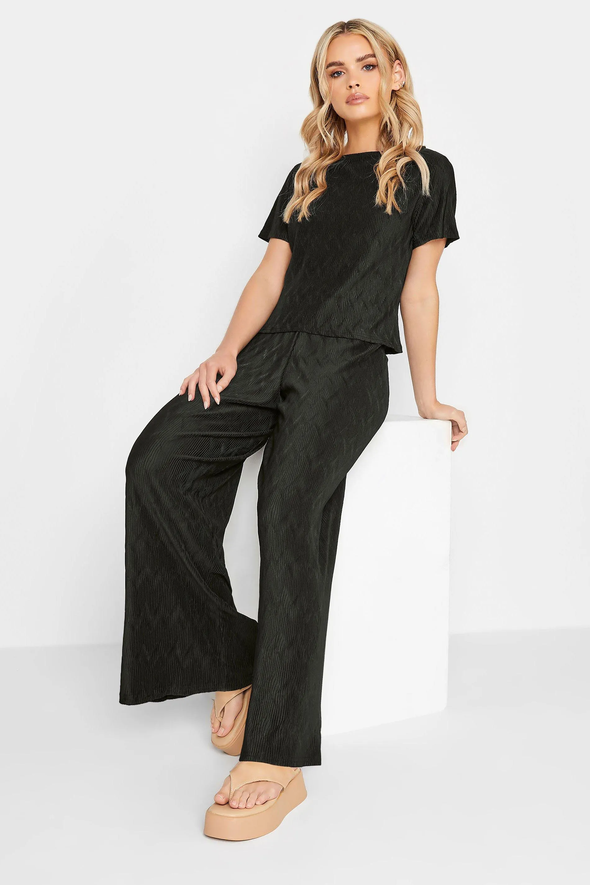 Petite Wide Leg Trousers by PixieGirl