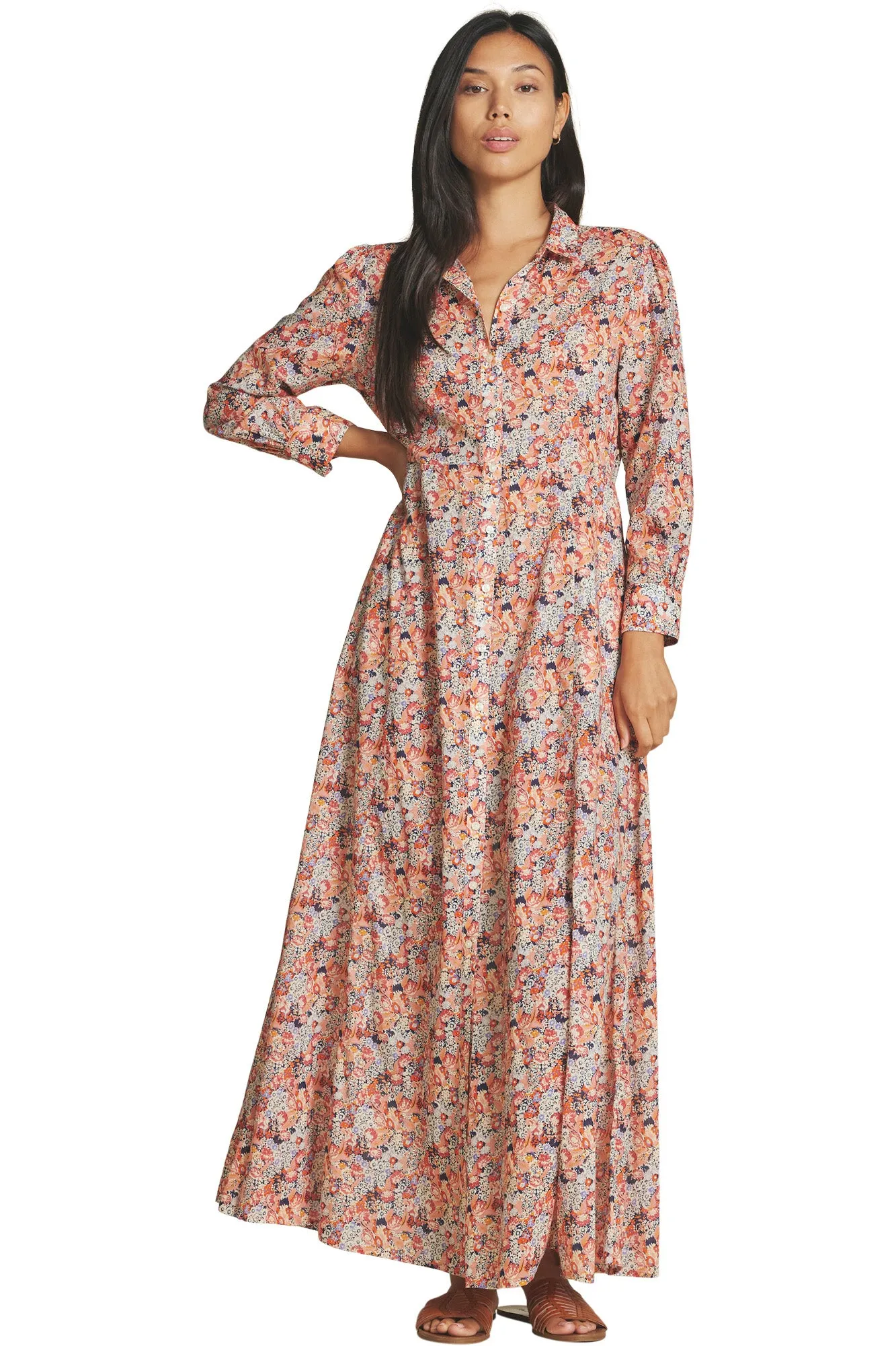 Vino Daisies Trovata Birds of Paradis Eliot Dress