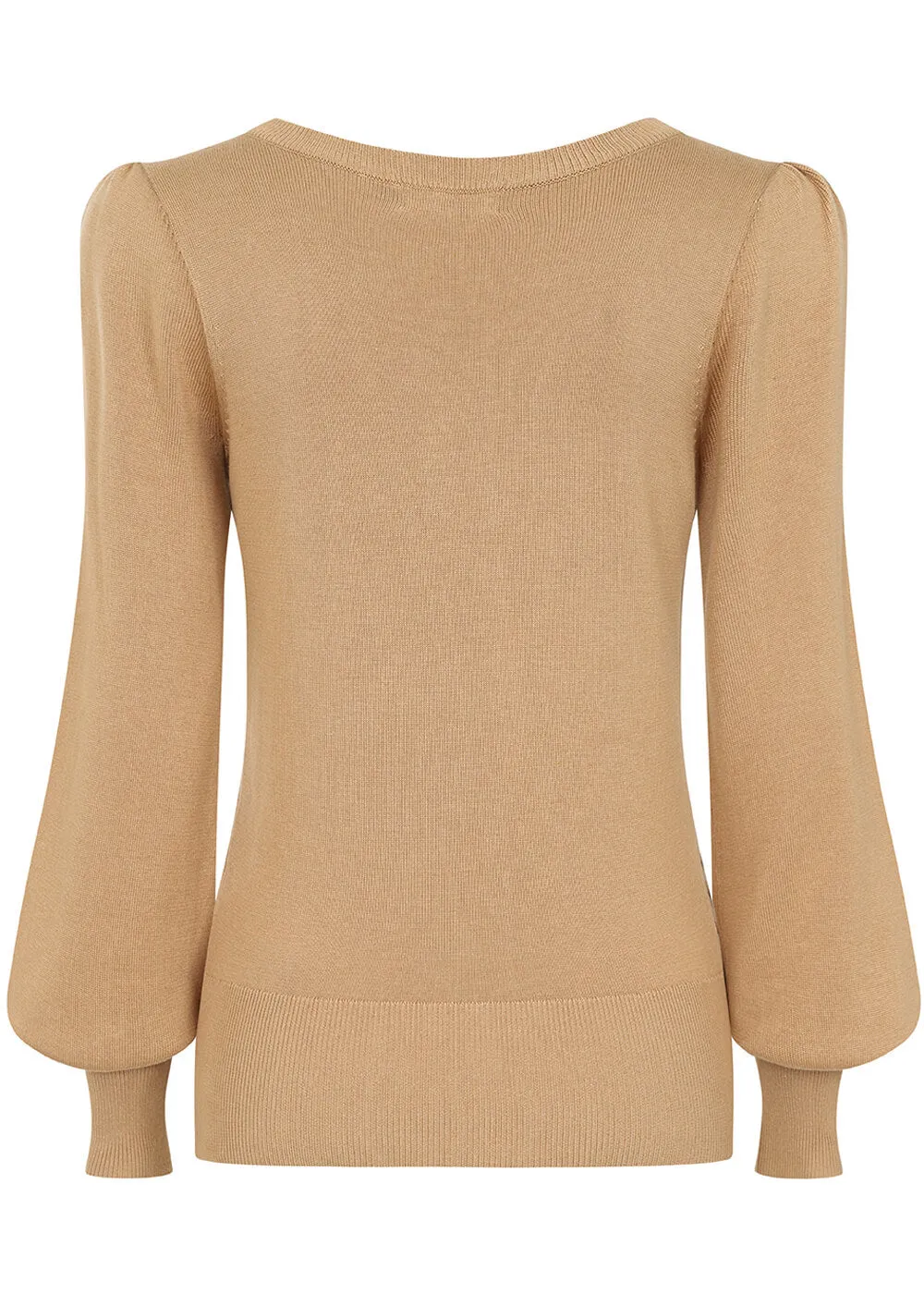 Una Cable 40's Jumper Biscuit Beige - Banned.