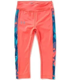 Under Armour Girls Leggings Pink Chroma Size 6