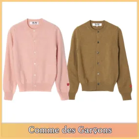 Unisex Street Style Logo Cardigans by COMME des GARCONS