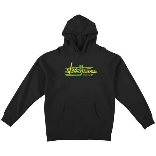 Venture Skateboard Trucks Hoodie Shake Junt Paid Black