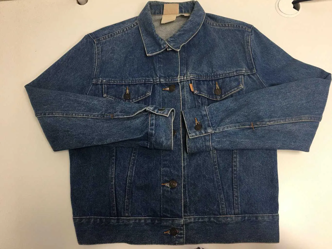 Vintage 80s Rare Her Levis Blue Denim Jacket Medium Store