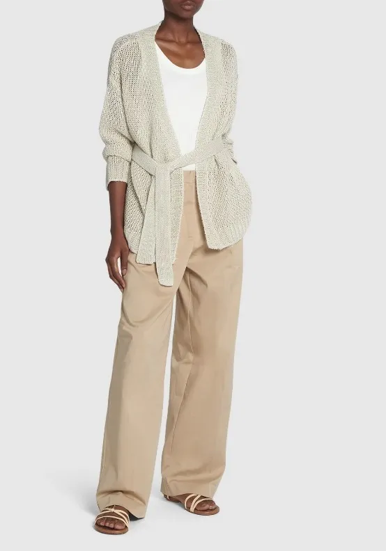 Weekend Max Mara Linen Long Sleeves Plain Shirt for Casual and Office Style