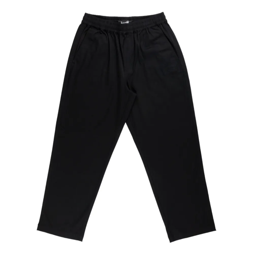 Principal Twill Elastic Welcome Black Pant