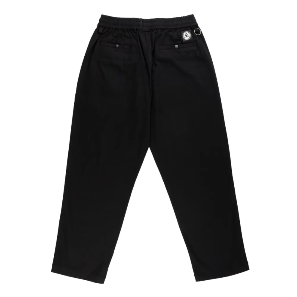 Principal Twill Elastic Welcome Black Pant