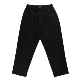 Principal Twill Elastic Welcome Black Pant