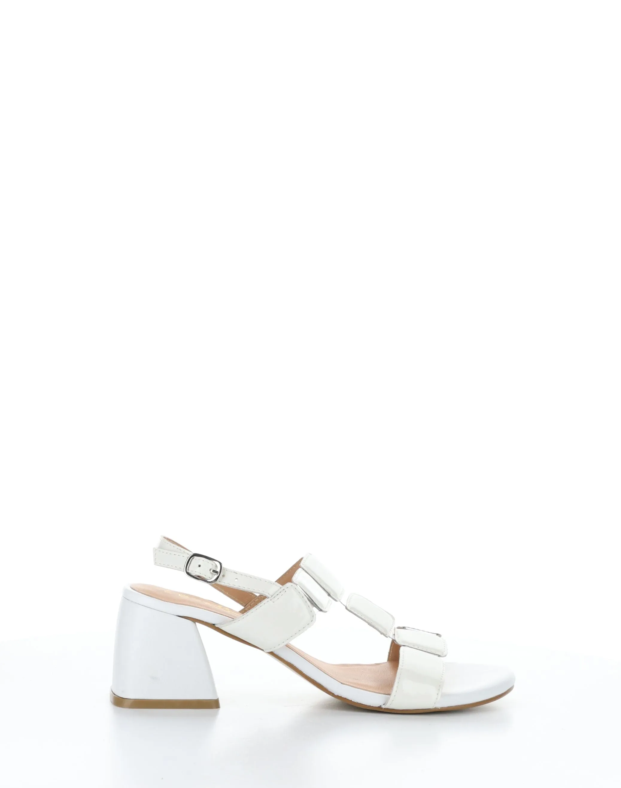 White Buckle Sandals - Shop Now.