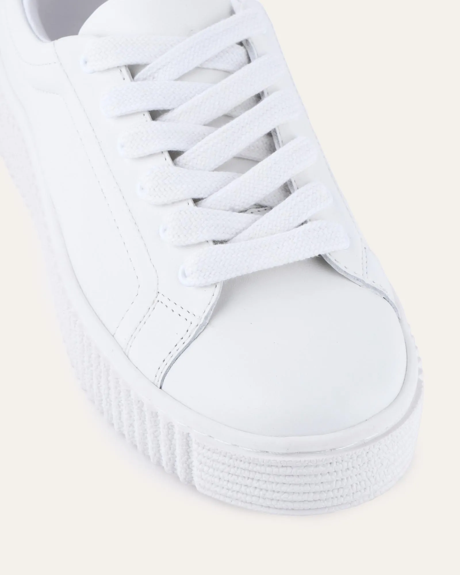 White Leather Arianna Sneakers