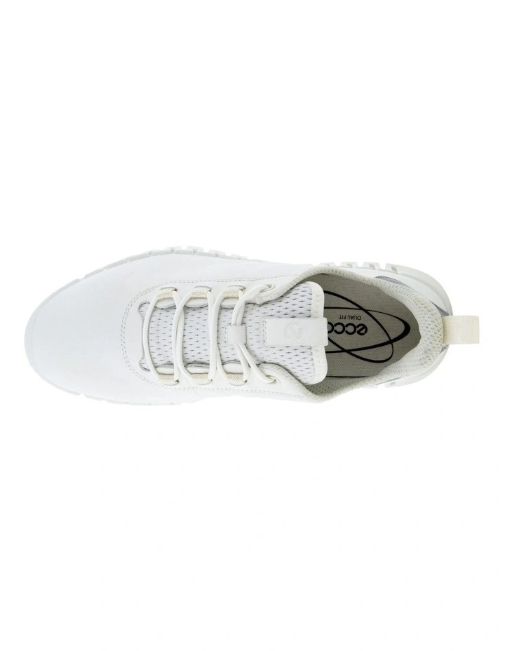 White Leather Sneaker by Gruuv