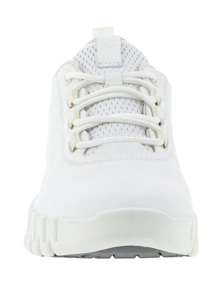 White Leather Sneaker by Gruuv