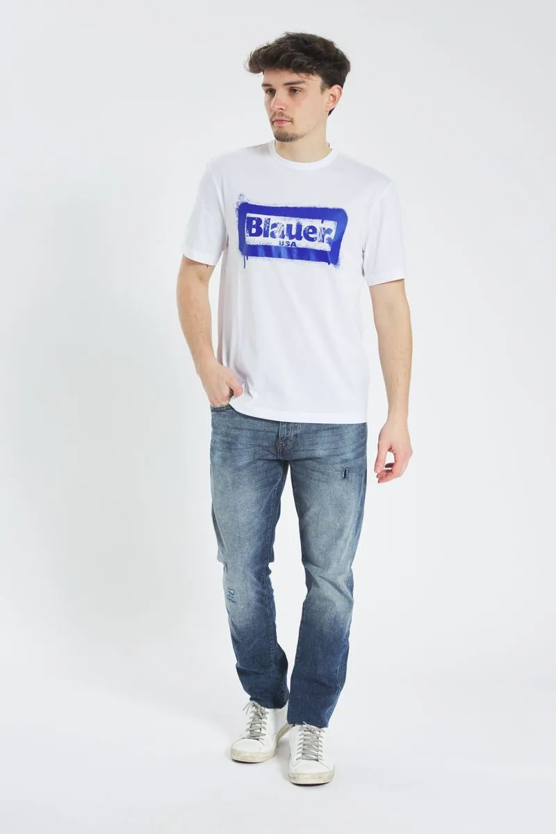 White Men's T-shirt