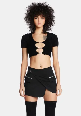 Wicked Stunner Status Cropped Sweater-