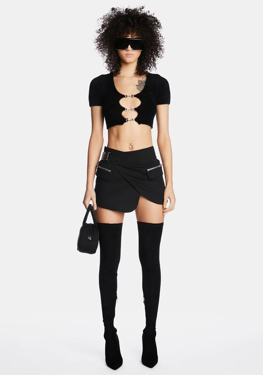 Wicked Stunner Status Cropped Sweater-