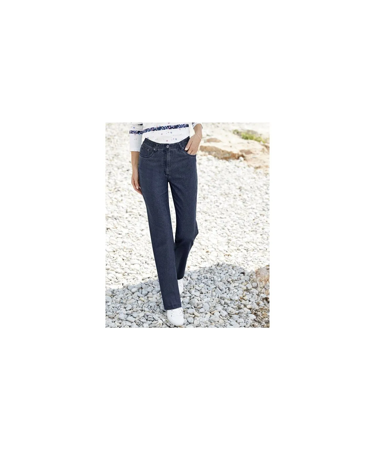 Women's Pull-On Denim Pants