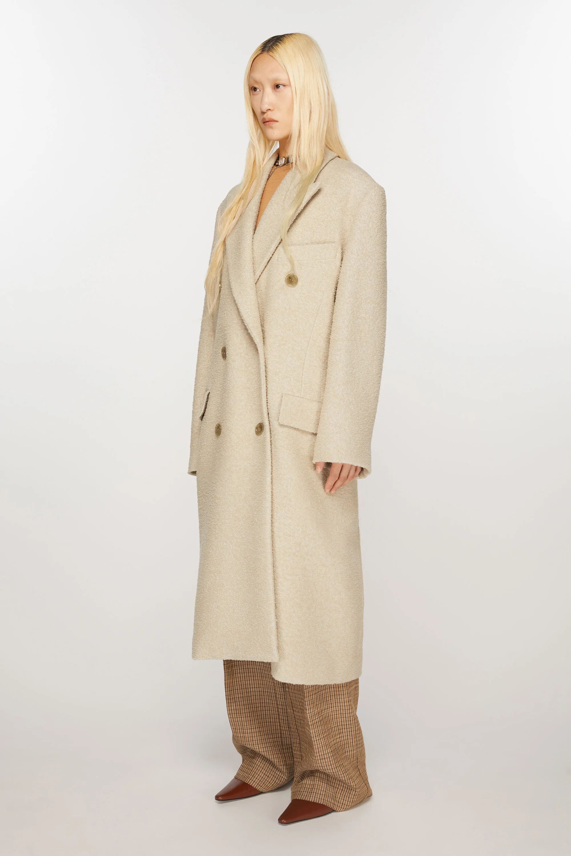 Wool Coat Double-breasted