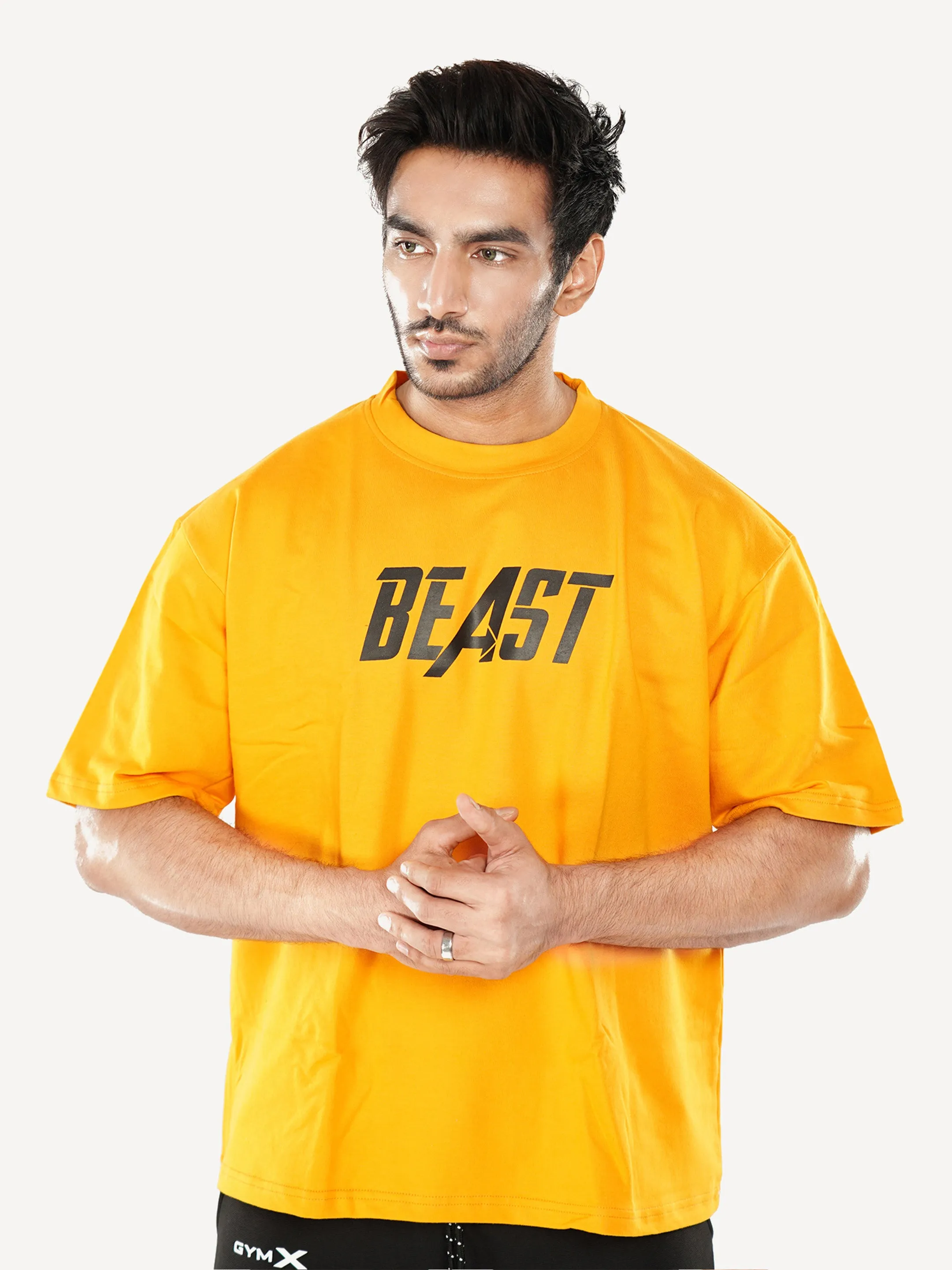 Yellow Oversized Gym Shirt on Sale