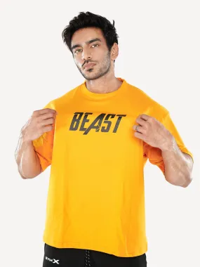 Yellow Oversized Gym Shirt on Sale