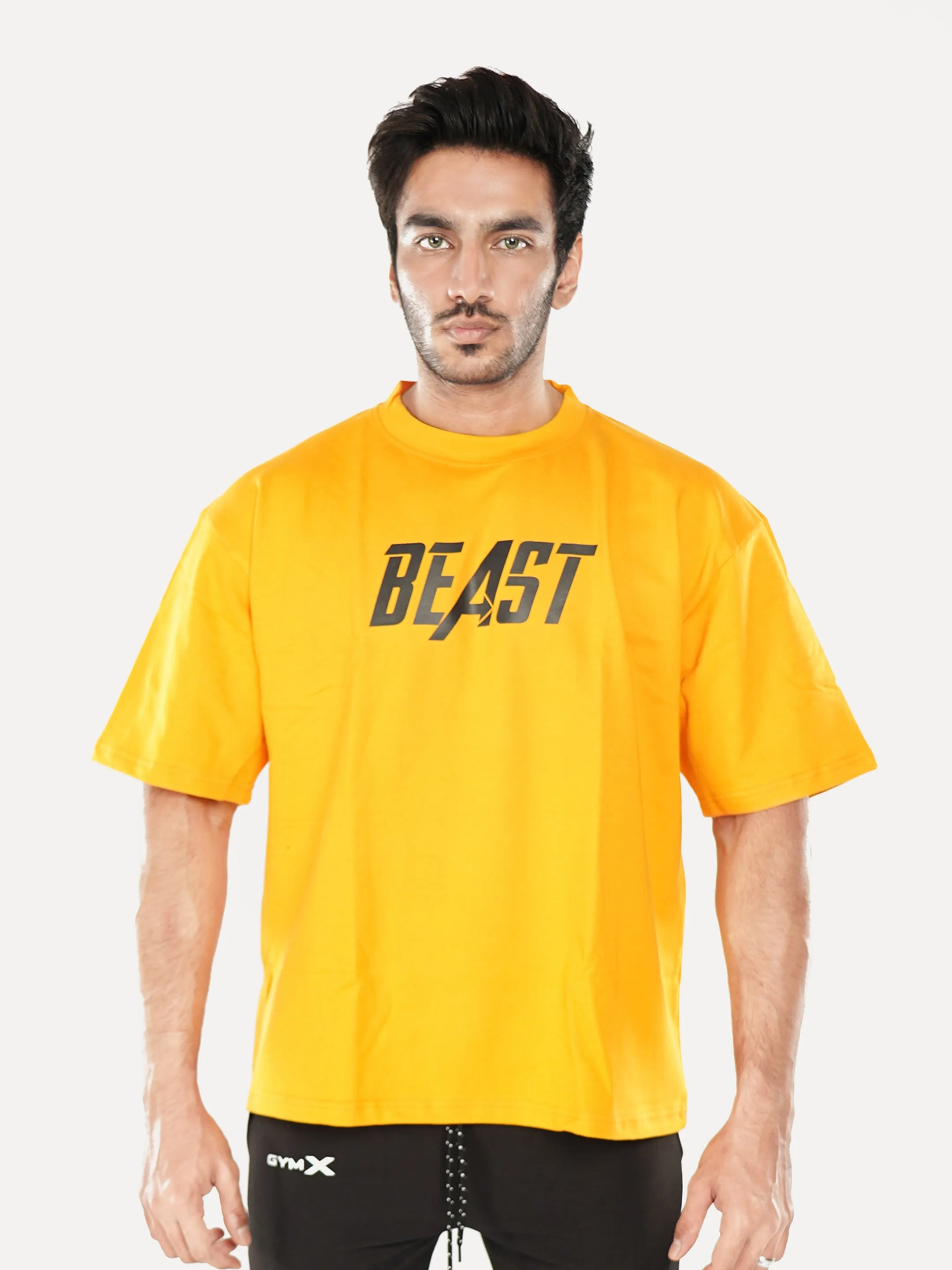 Yellow Oversized Gym Shirt on Sale