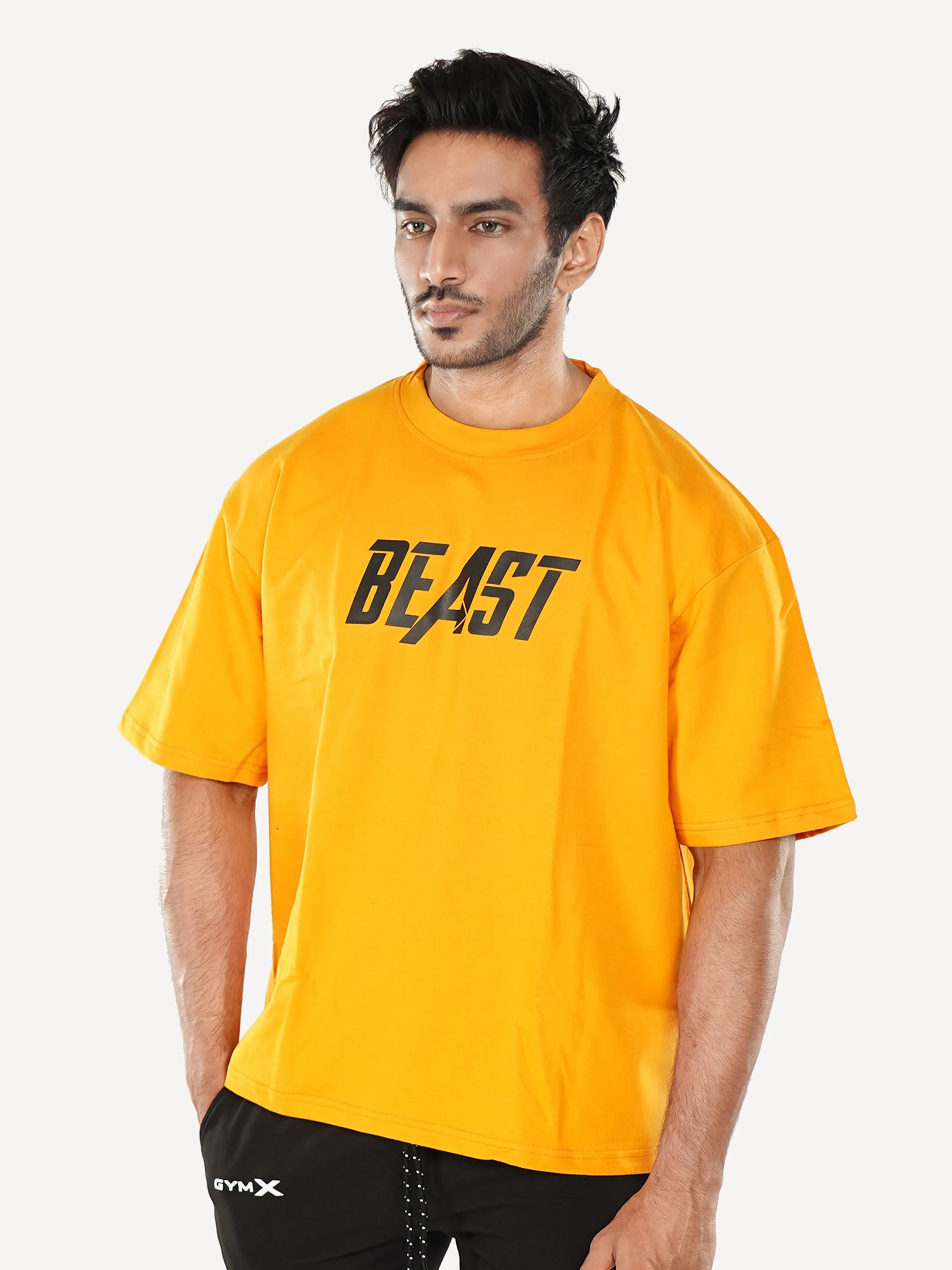 Yellow Oversized Gym Shirt on Sale