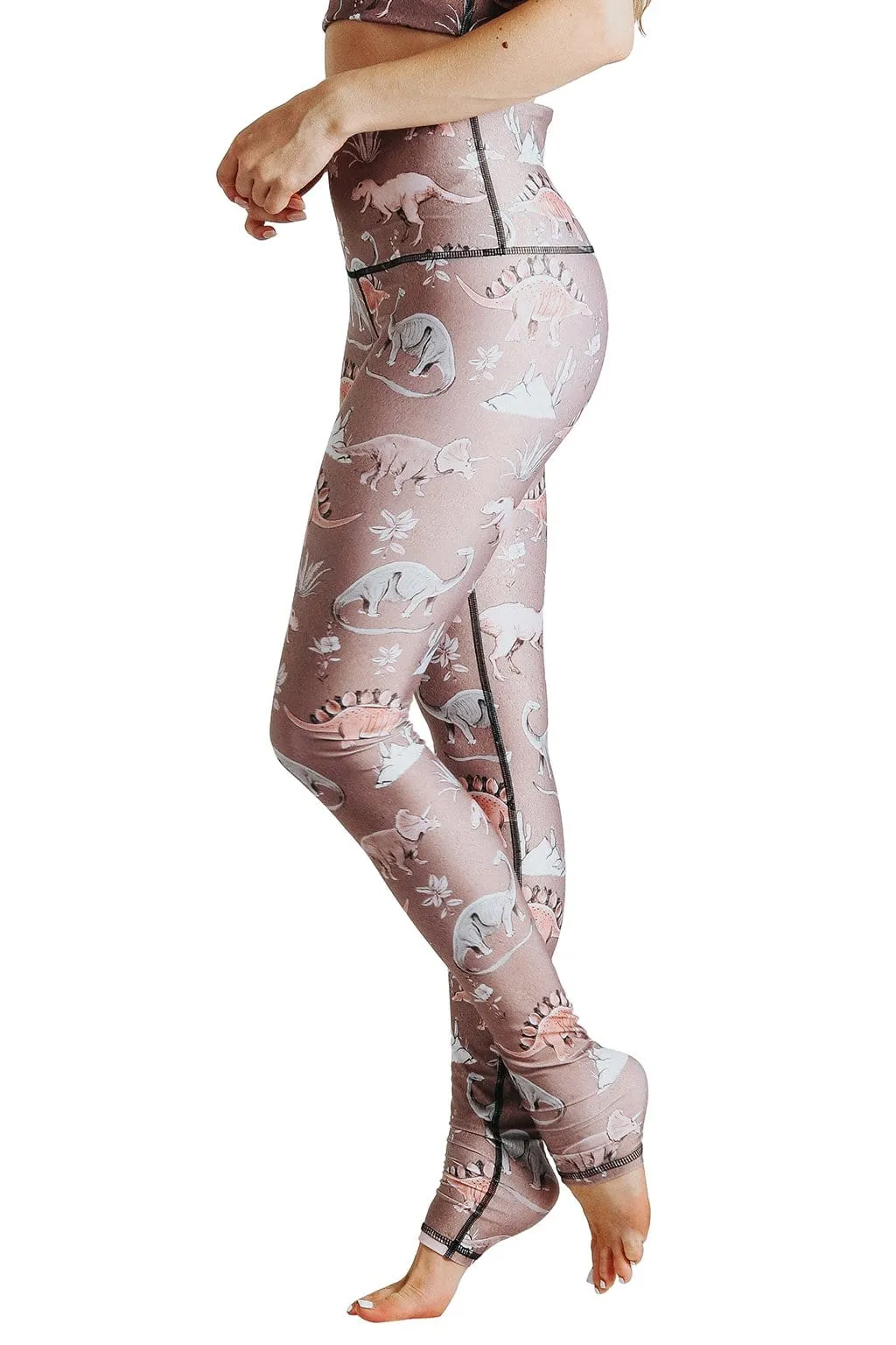 Yoga Pants with Stokasaurus Print