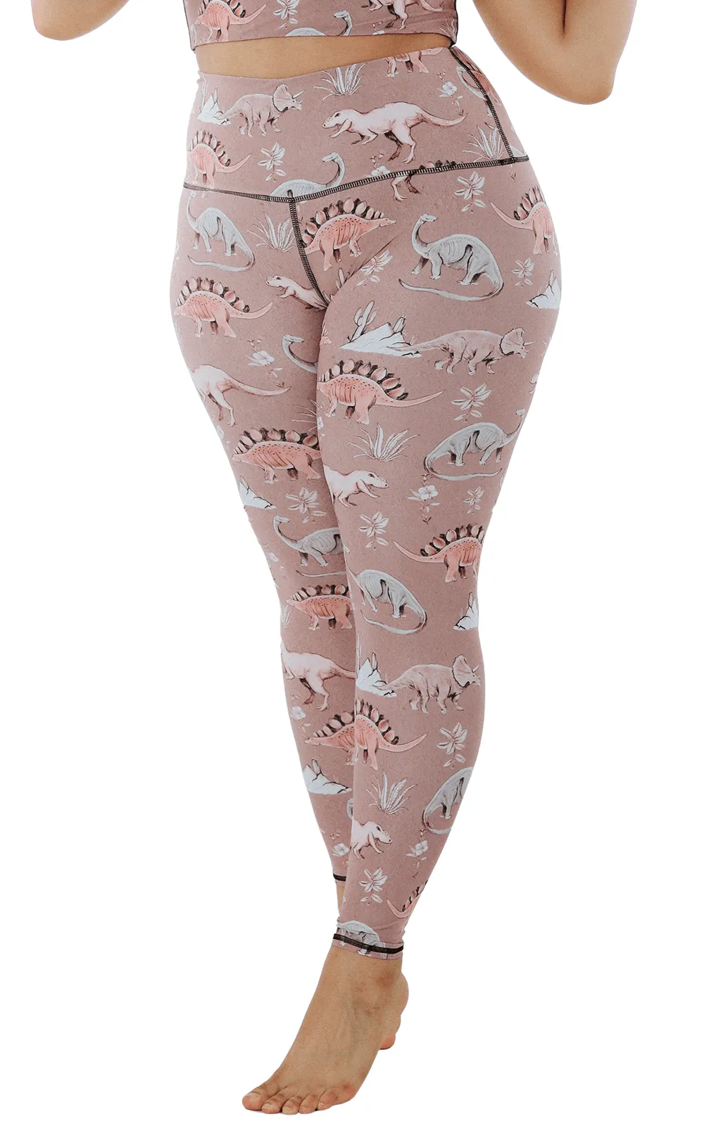 Yoga Pants with Stokasaurus Print